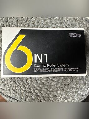 6 IN 1 Derma Roller System - Yellow/Black